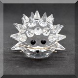 C39. Swarovski Crystal hedgehog. 